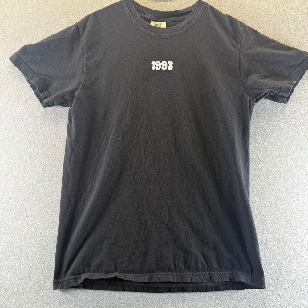 Comfort Colors 1993 Cowboy Skeleton‎ Graphic T-Shirt Black Small Heavyweight Dye